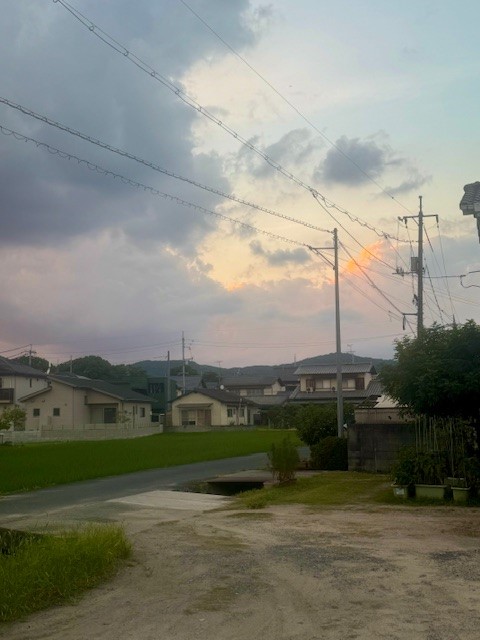 今日の夕陽