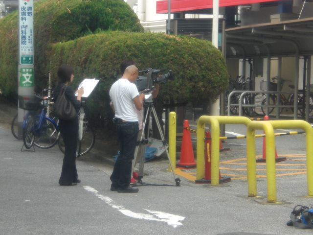 ＴＶの取材