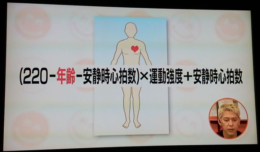 痩せるための運動強度＝0.6～...