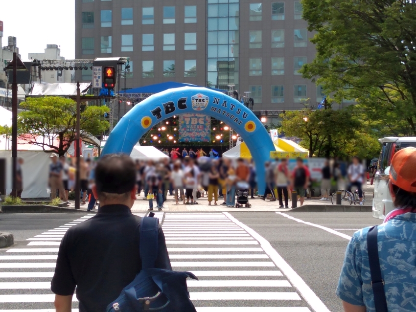 WESTエリア手前