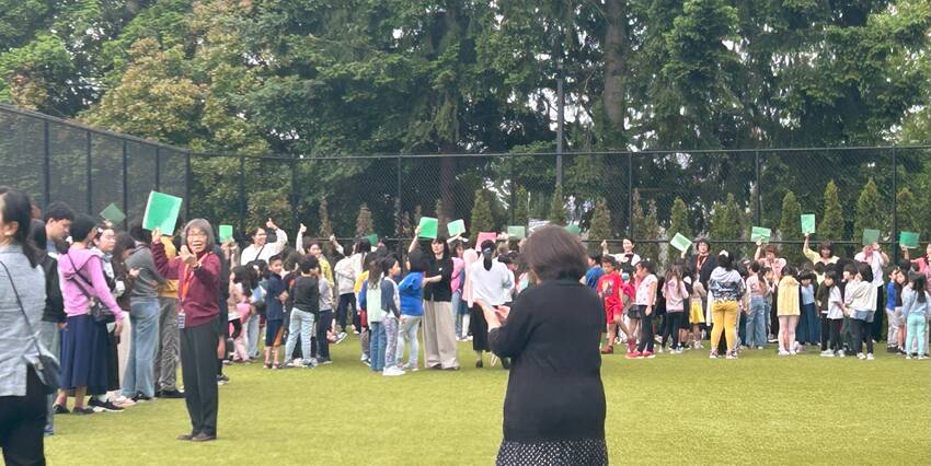 本日は小学部・中高部の避難訓練...
