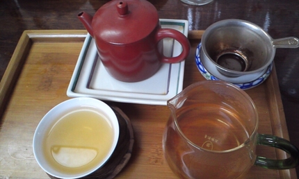 本日の茶葉は、久々の「岩茶・黄...