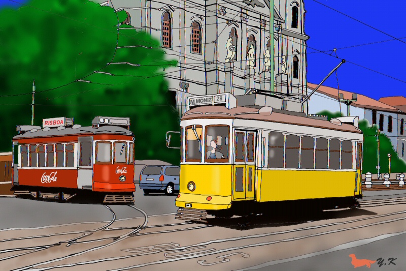 リスボンの路面電車 てくてくのりもの日記 Bloguru