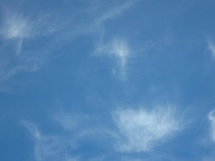 【月】【宙】青空を泳ぐ今宵の夕...