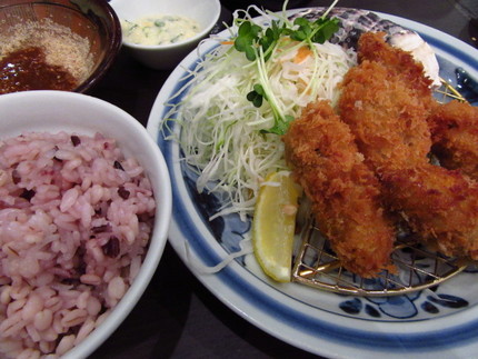 【食】牡蠣フライ膳
