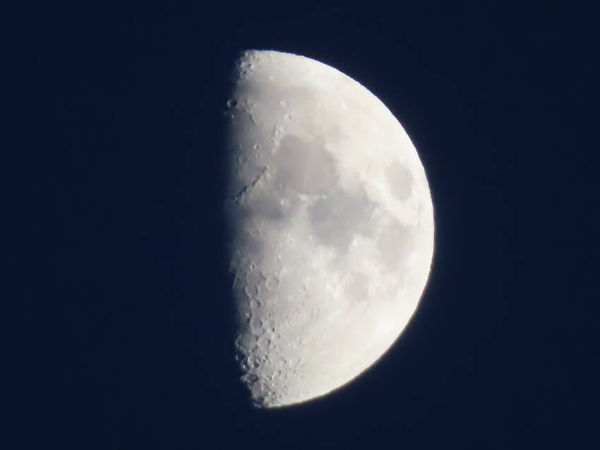 お疲れ夏の日が暮れて九夜月...