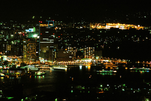 虹が運んだ素晴しい夜景