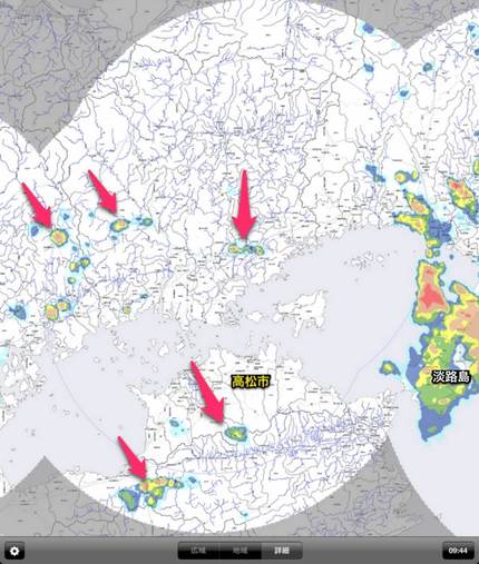 本日、関西以西はにわか雨の様相...