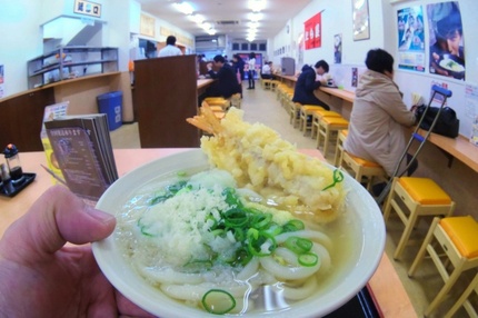 シンプルにかけうどん➕エビ天