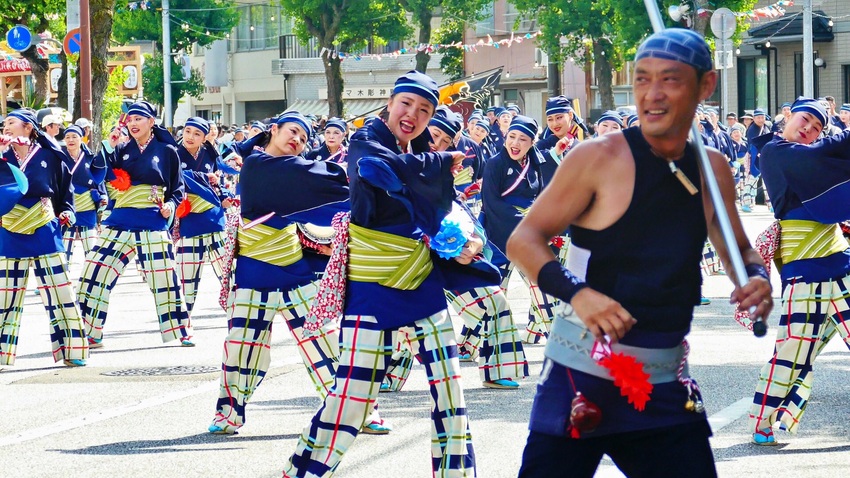 2016高知よさこい祭 上總組...