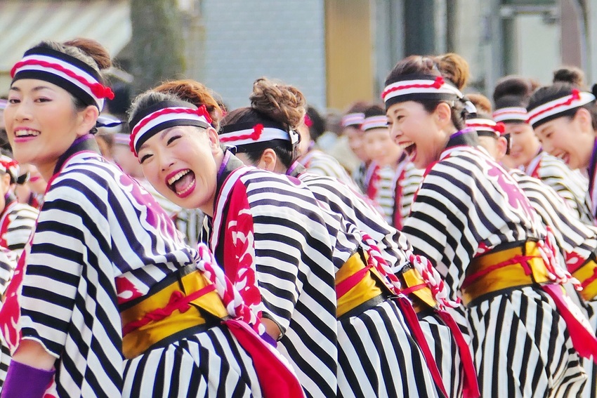 2016高知よさこい祭り 帯屋...