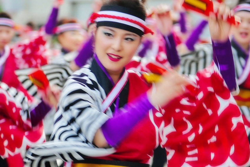 2016高知よさこい祭り 帯屋...