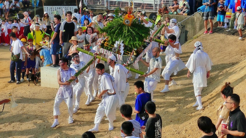 ひょうげ祭り 最後のクライマッ...