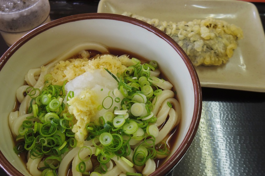 先日は おろしぶっかけうどんを...
