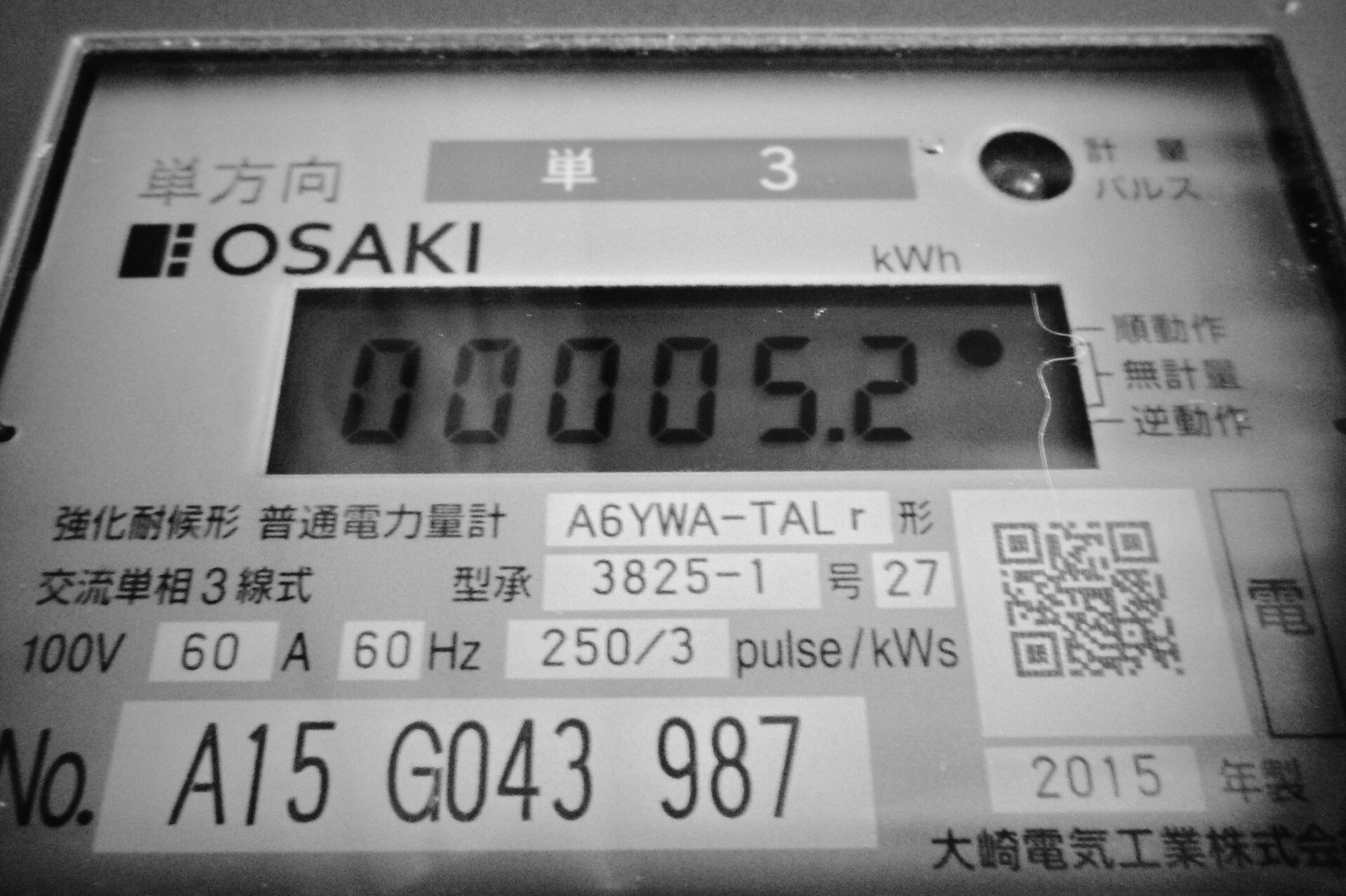 電力メーターをデジタルメーターに取替え 解体心象 Bloguru