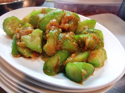 夏の終わりの炒め物