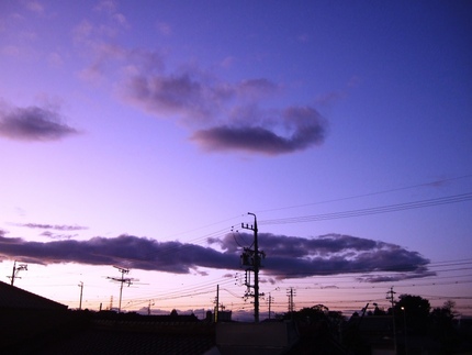 秋の夕暮れ