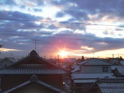 尾張名古屋の初日の出・・