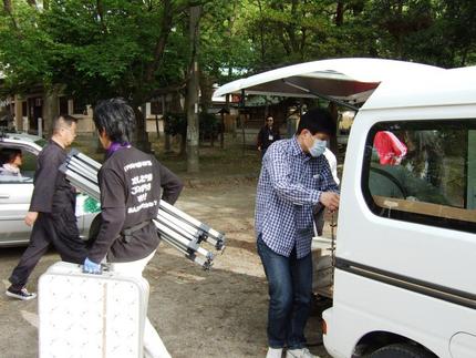 杜の宮市でのボランティアに感心...