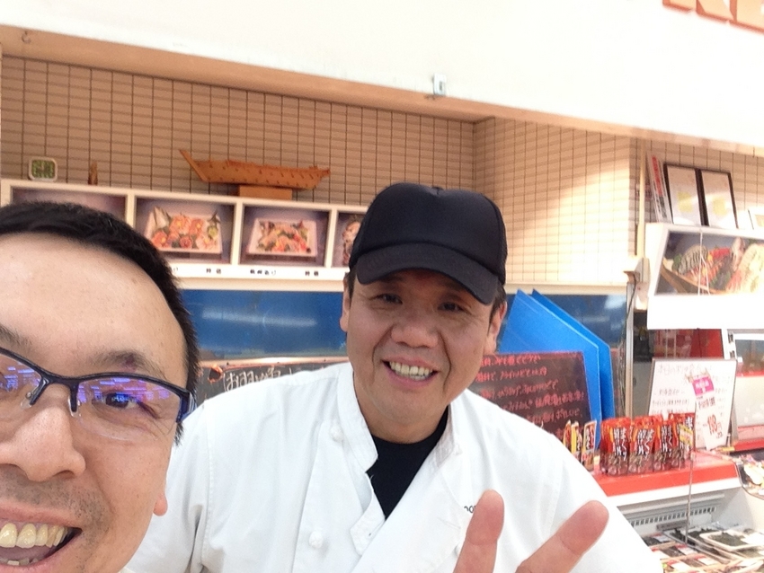 社長の玉腰さんです たまたま中...