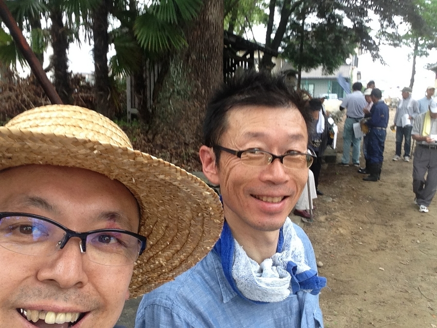 近所の若手？(笑)とって男同士...