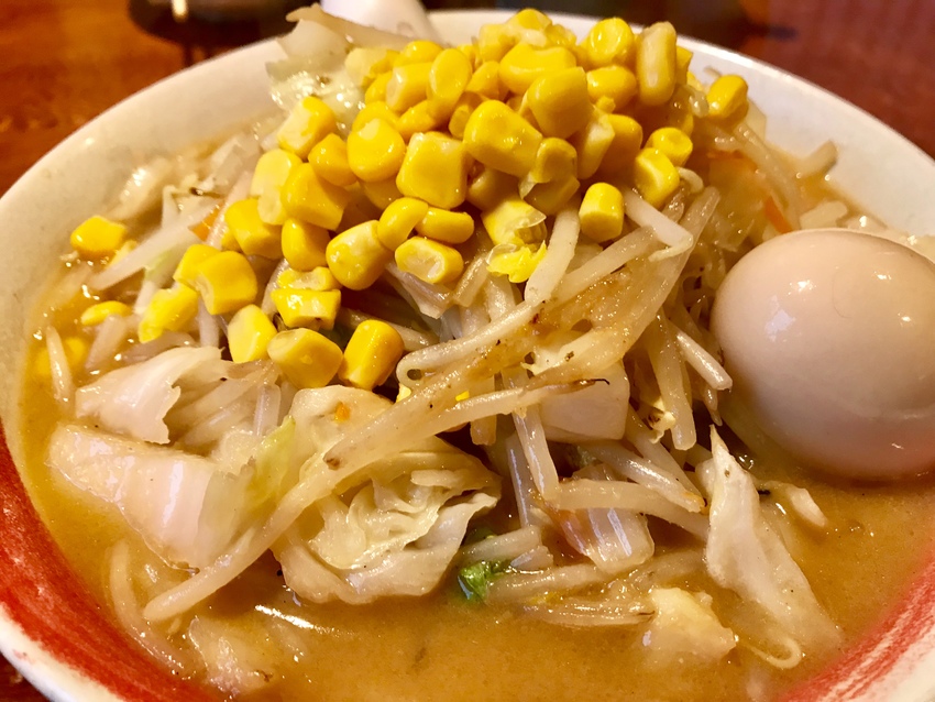 味玉子は追加しましたが…野菜た...