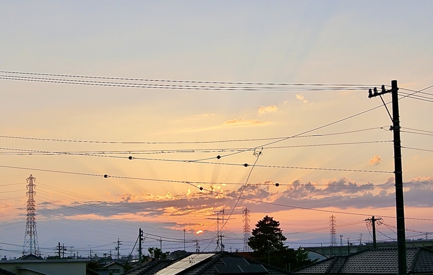 ここんところの朝晩の空が素晴ら...