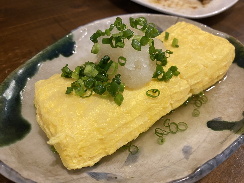 お出汁に浮いてるような出汁巻