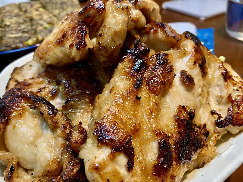 胸肉を平たく伸ばす？広げて あ...