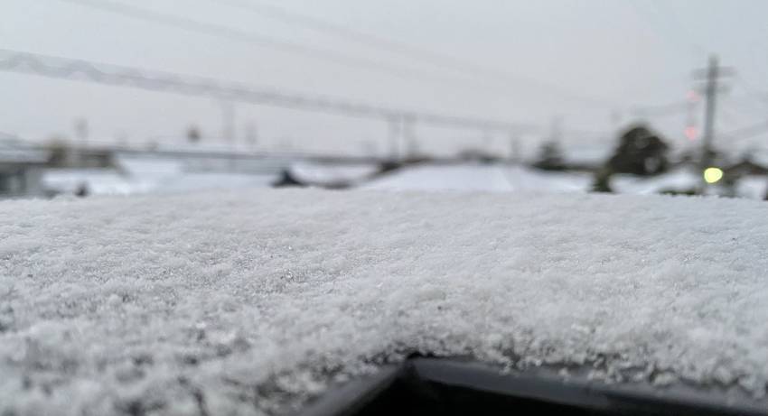 積雪はほとんど無いけど 街中バ...