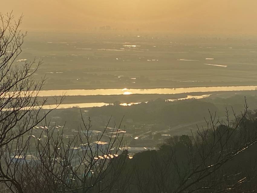 川面の朝陽が素敵でね ほんと癒...