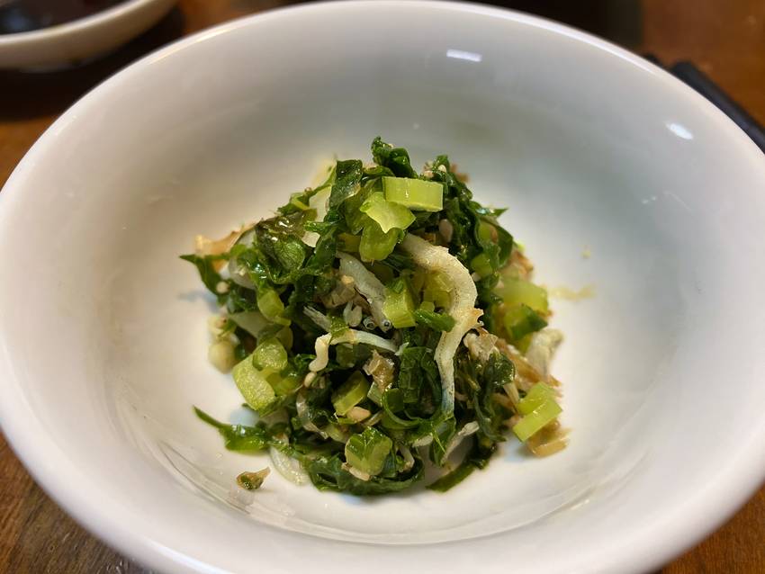 しらすと鰹節、それに少しの醤油...