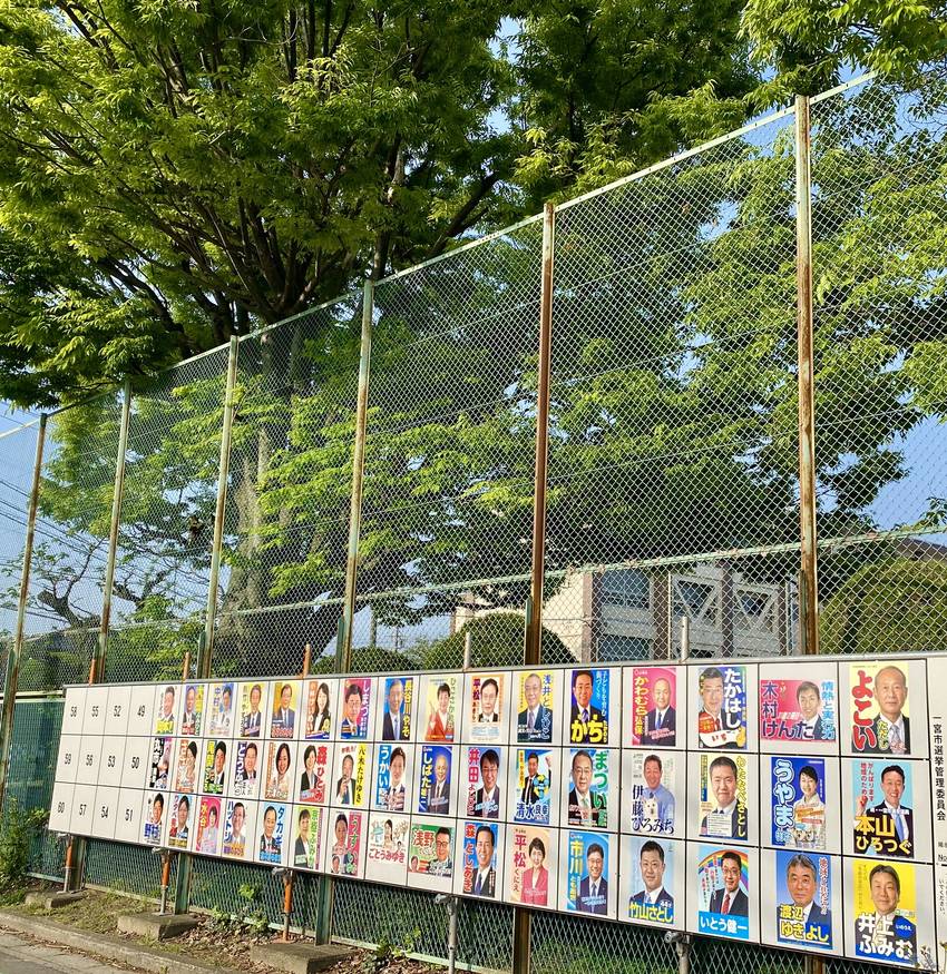 新緑の季節だからか？ 緑色のポ...