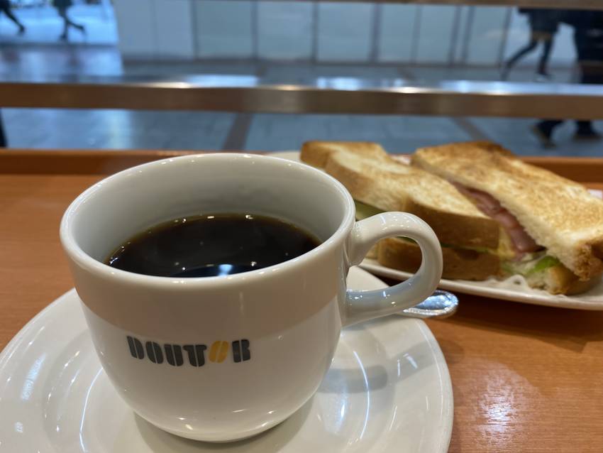 ドトールさん、そう言えば空港で...