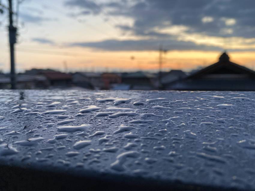 水面に映る空の色や輝きが素敵で...