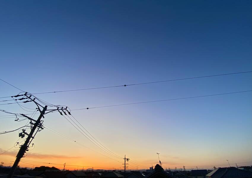 山々がクッキリしてて 申し分な...