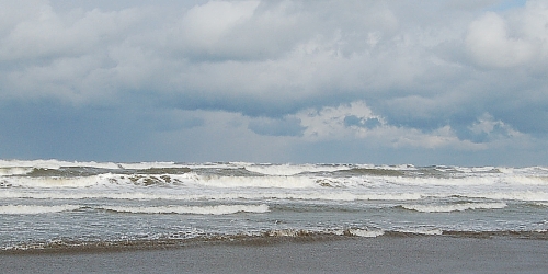元旦の海は