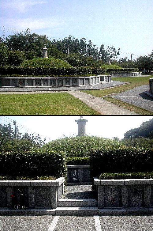 旧盆には墓参り