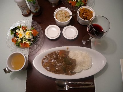 久し振りのカレー