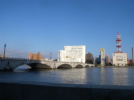 この景色は今朝の6時6分