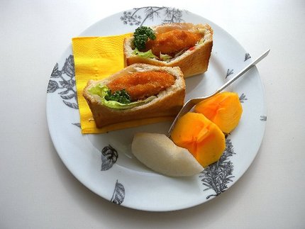 日が当たるLunch