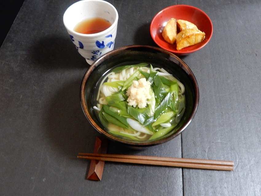 「おろし生姜と九条ネギ　力うど...