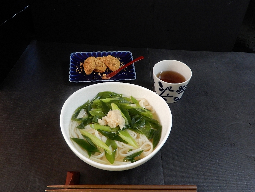 「おろし生姜＋九条ネギ　うどん...