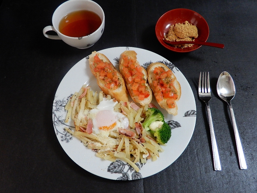 「ブルスケッタ　ジャガイモ料理...