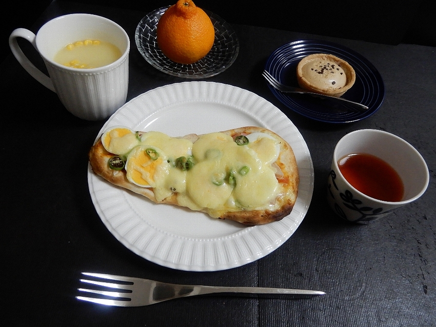 パスタ「ナン　ピッツァ」　「ポ...