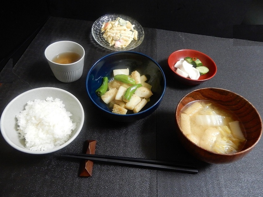 「モンゴウイカとネギ炒め　素揚...