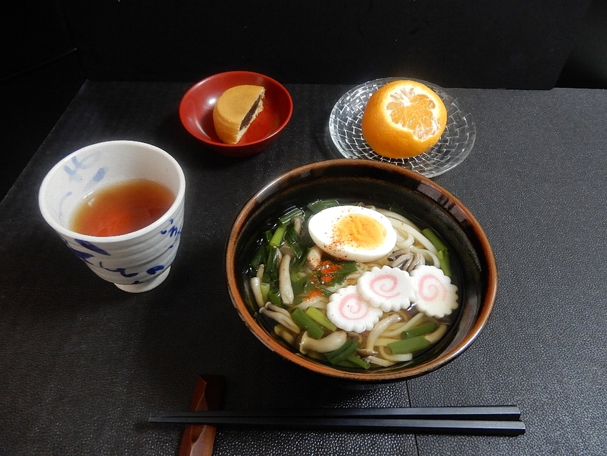 「ネギ＋しめじ　うどん」　「ポ...