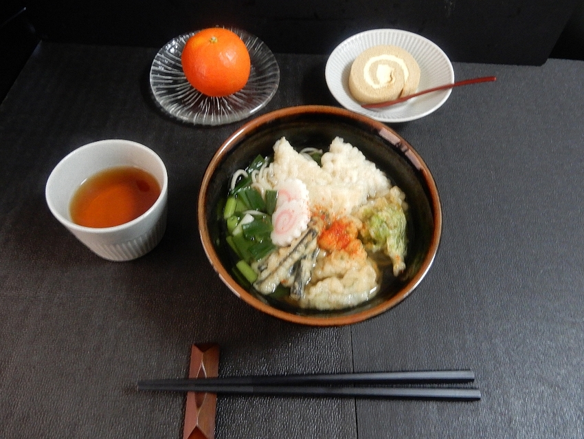 「天麩羅　そば」　「オレンジ」...