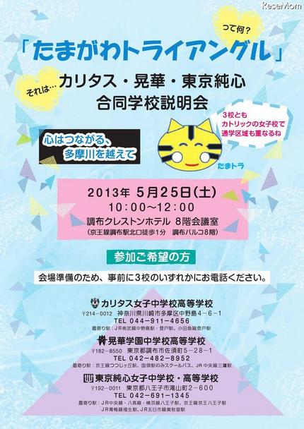＜中学受験 合同説明会 たまが...