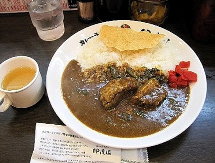 お昼ご飯＠カレーライスの【印度...